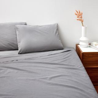 Washed Cotton 4-Piece Sheet Set