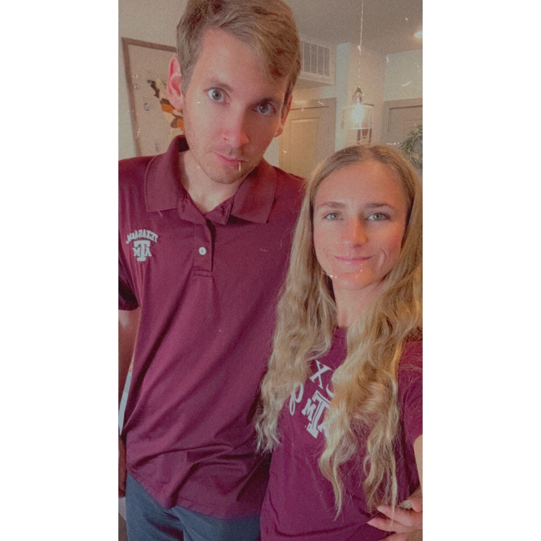 Vic's First A&M Shirt