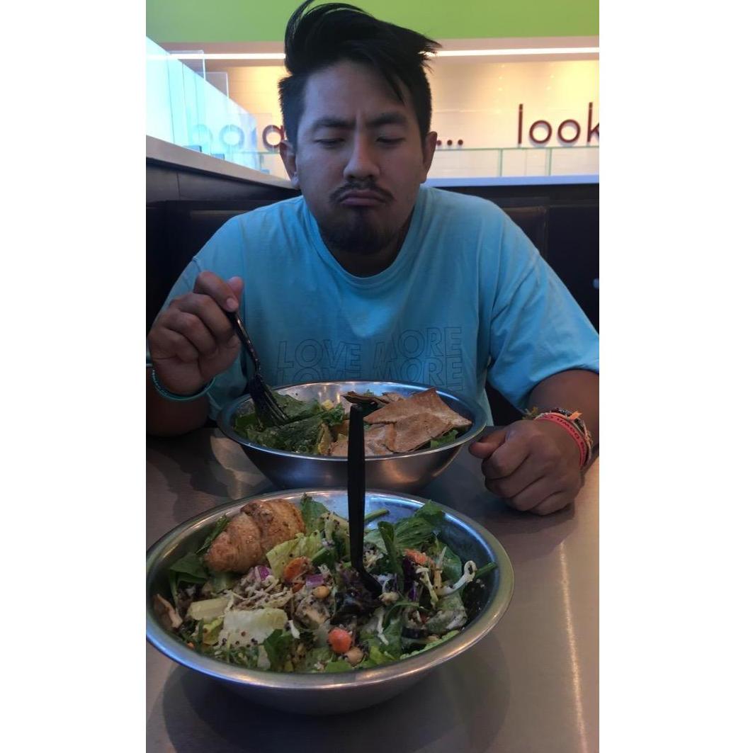 First date was Nov 9th, 2017 to see Thor Ragnarok. After the movie, they ate at Salata afterwards, because Kevin knew Ashley loves salads. Kevin has graciously eaten a salad for her sake ever since :)