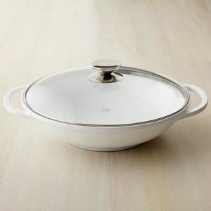 Berndes Vario Click Pearl Ceramic Nonstick Wok with Lid, 5 1/4-Qt.