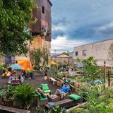 PHS Pop Up Garden at Manayunk