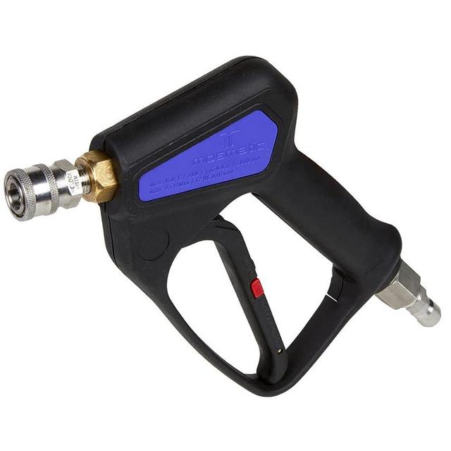 The Clean Garage Mosmatic High Pressure Sprayer Gun | Stainless Swivel | Quick Connects Installed | Pressure Washer Gun