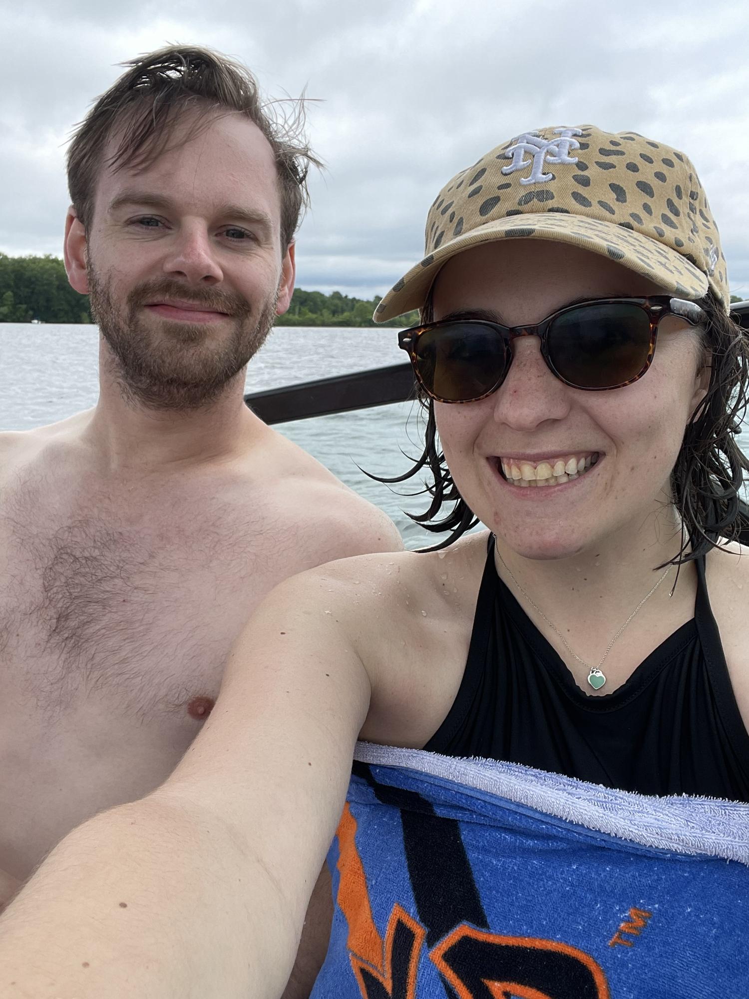 On a boat bitch!