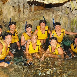 Riviera Maya Zip Lines, Rappel & Snorkel in a Sinkhole for 2