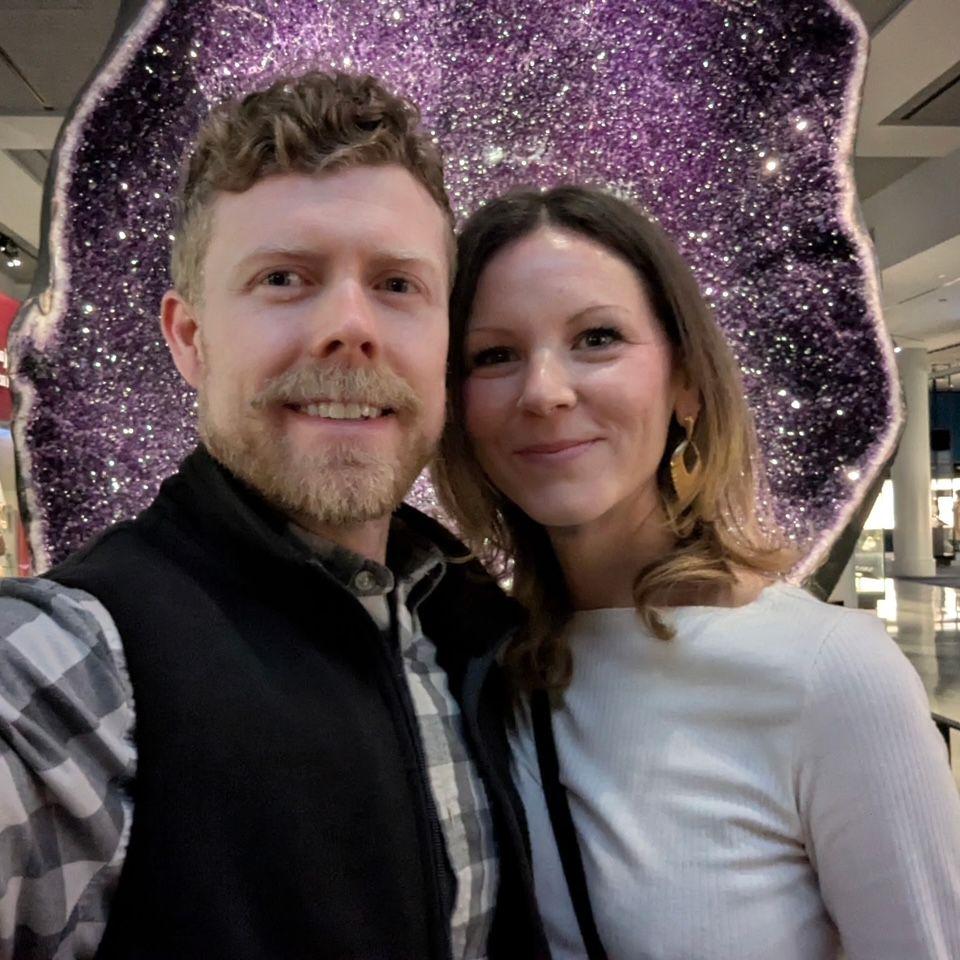 Unbeknownst to Alison, Colin was doing recon for an engagement ring stone while they walked through the gems at the Museum of Natural History!