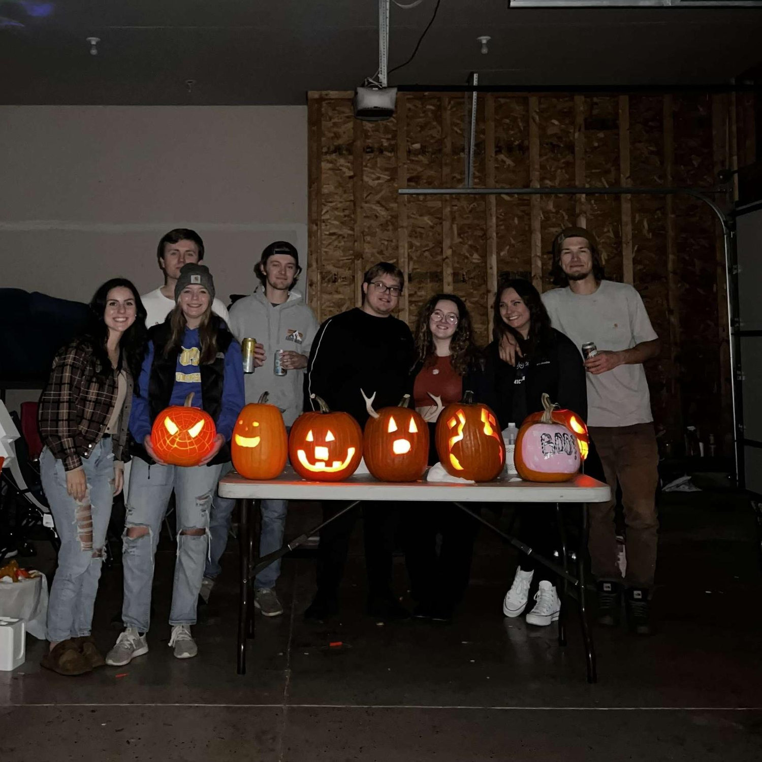 Our friend group has questionable carving skills.
