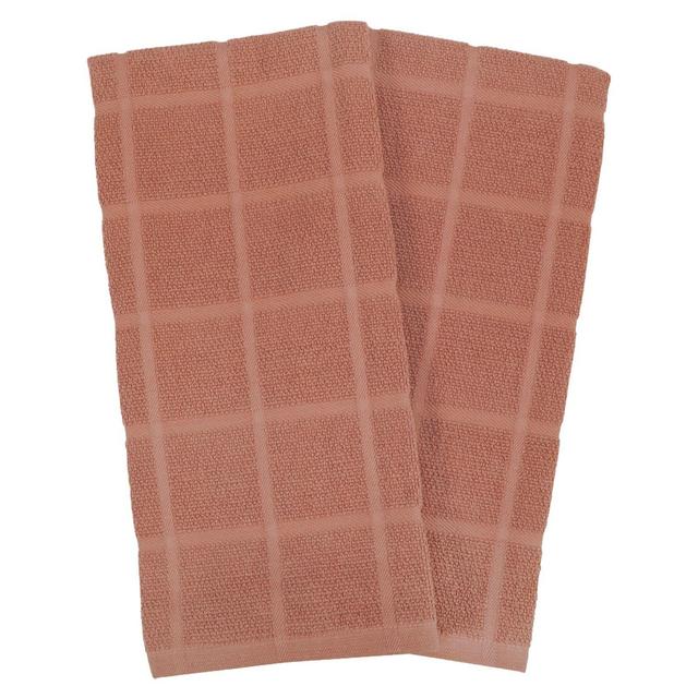 Our Table™ Everyday Solid Kitchen Towels in Rust (Set of 2)