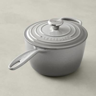 Le Creuset Signature Cast-Iron Saucepan, 2 1/4-Qt., French Grey