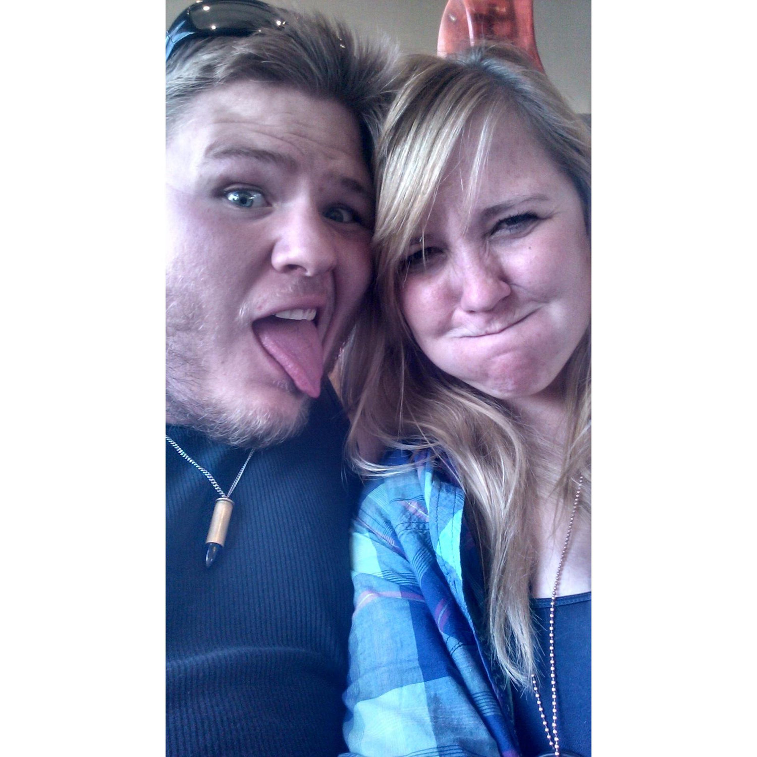 Our very first picture together, June 2014