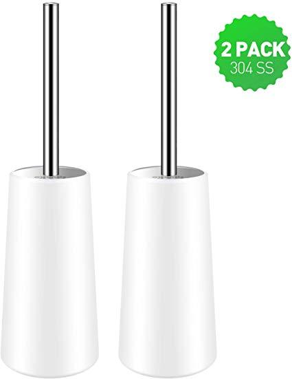Toilet Brush and Holder Set, 2 Pack