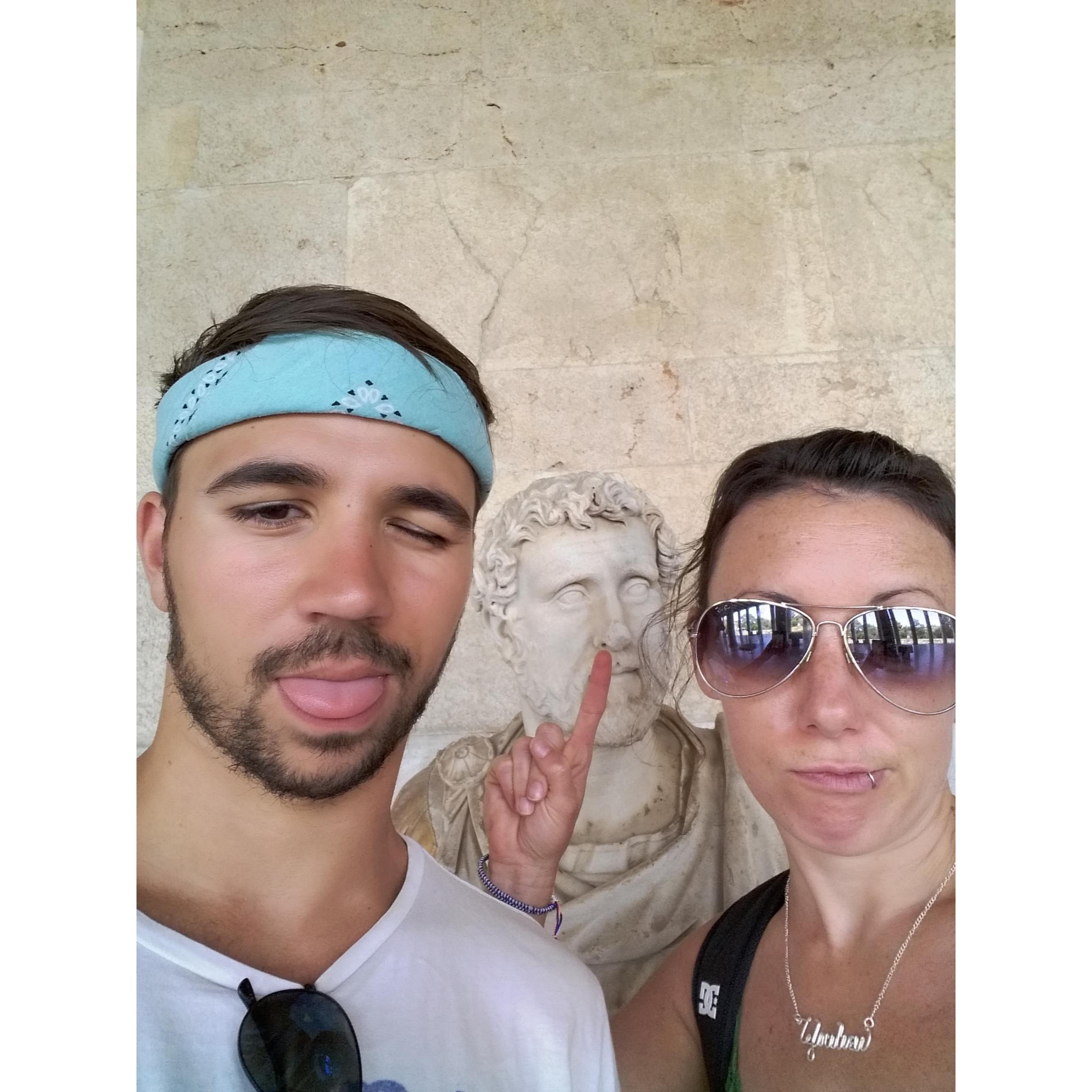 Enjoying the culture