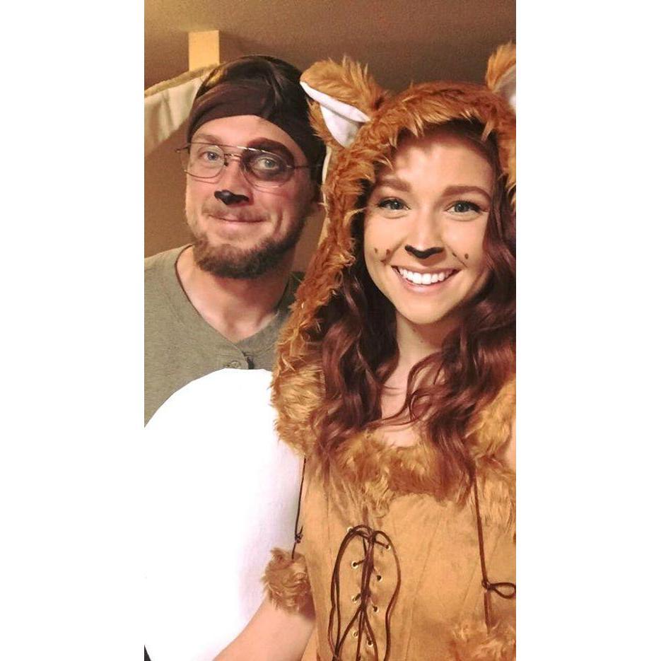 The Fox and the Hound! Halloween 2017.