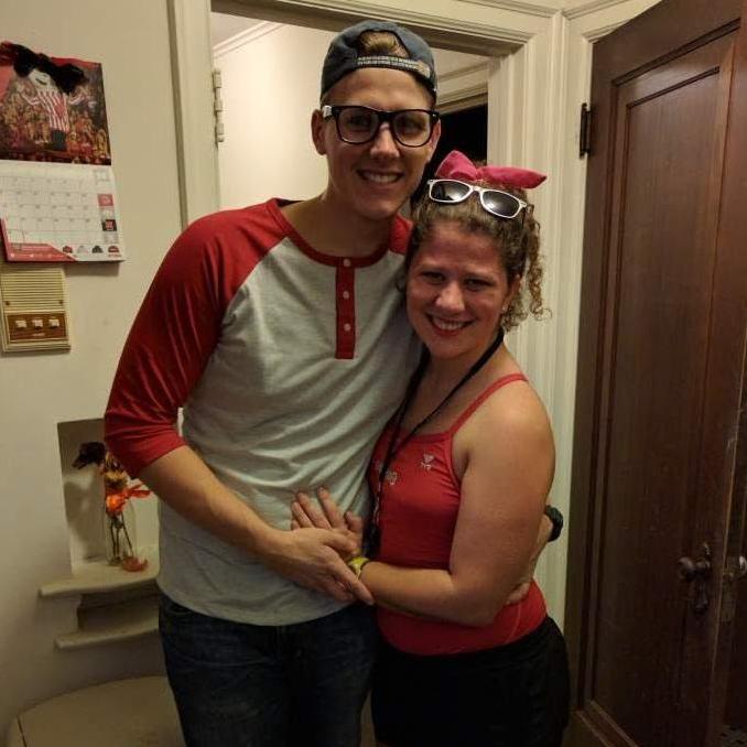 Halloween 2016 - Squints and Wendy from the Sandlot