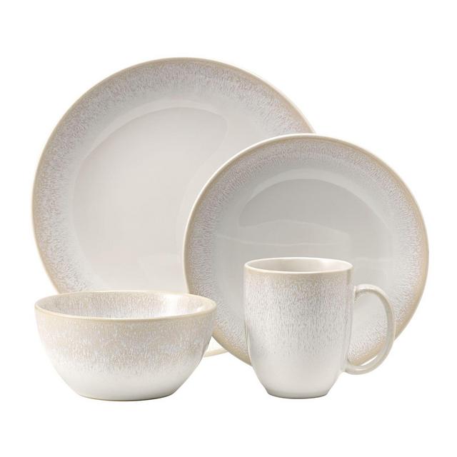 Over and Back® Burst 16-Piece Dinnerware Set in Beige/White