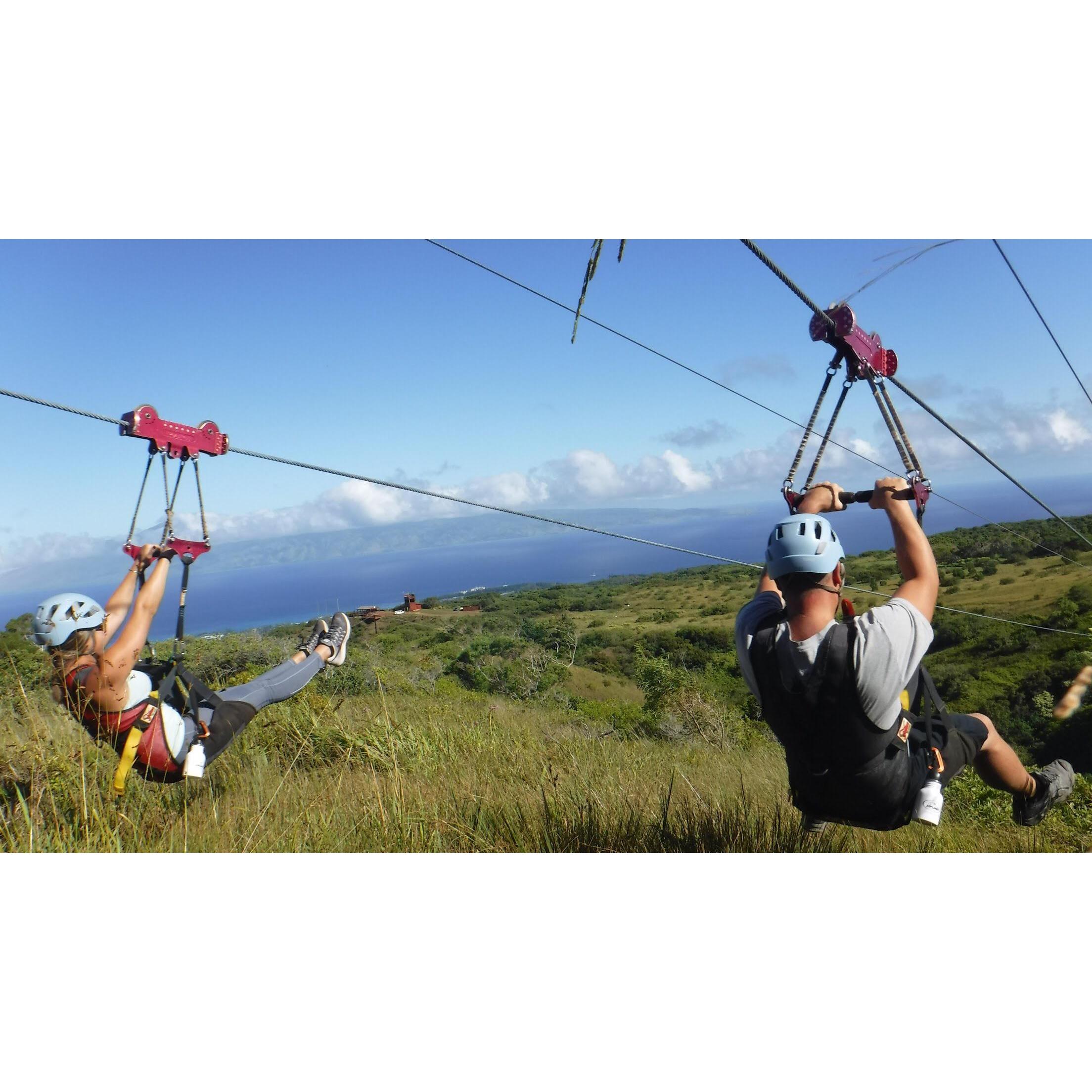 Ziplining in Hawaii!