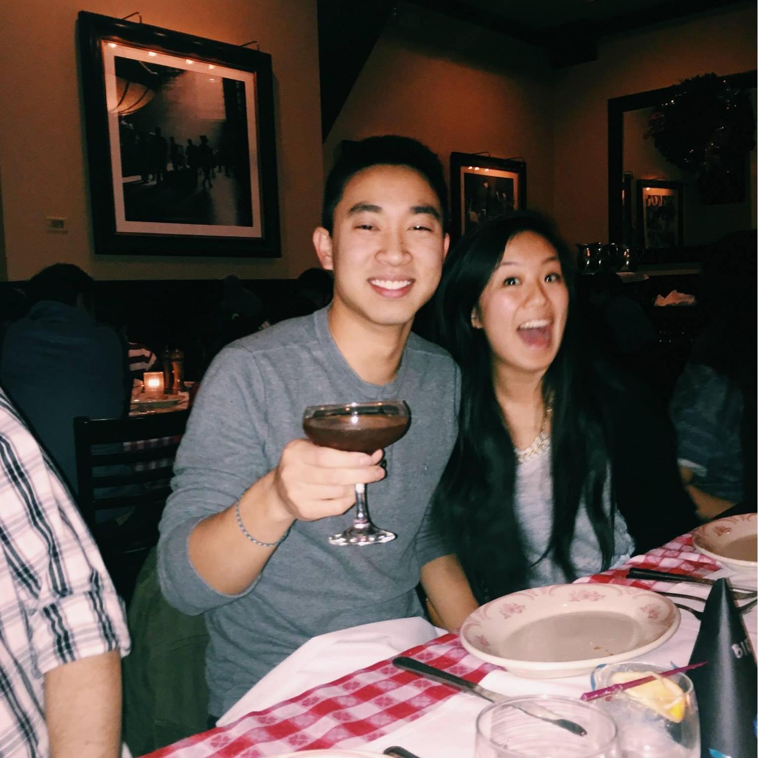 Harry's first legal drink!