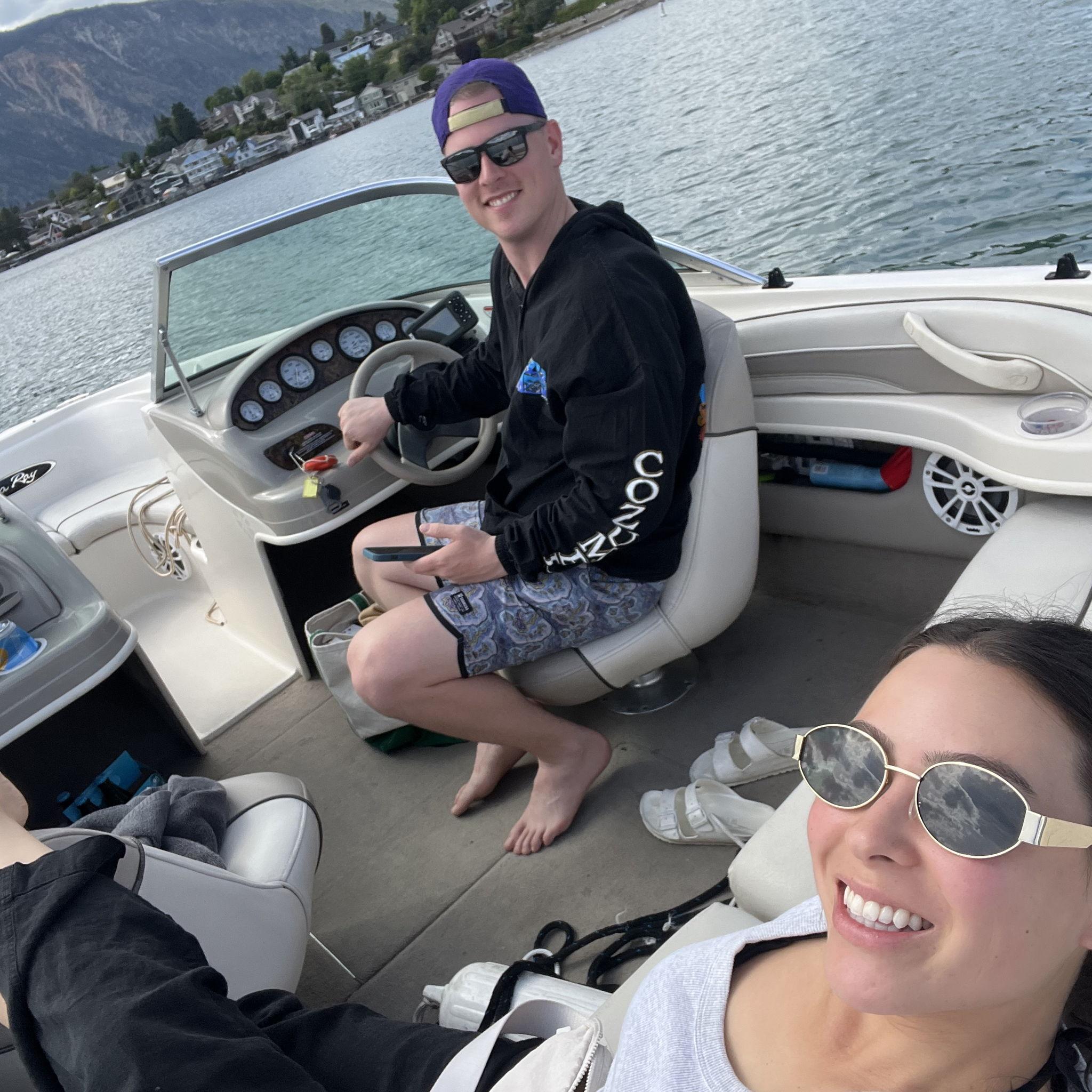 First boat vacation on Lake Chelan!