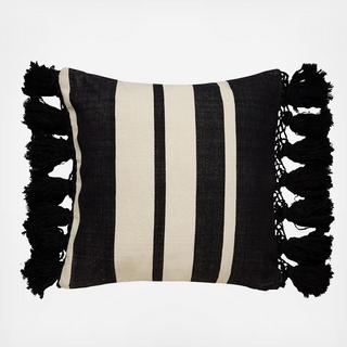 Yorkville Tassel Stripe Throw Pillow