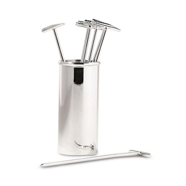 Ralph Lauren Ellery Cocktail Picks, Set of 8 with Holder