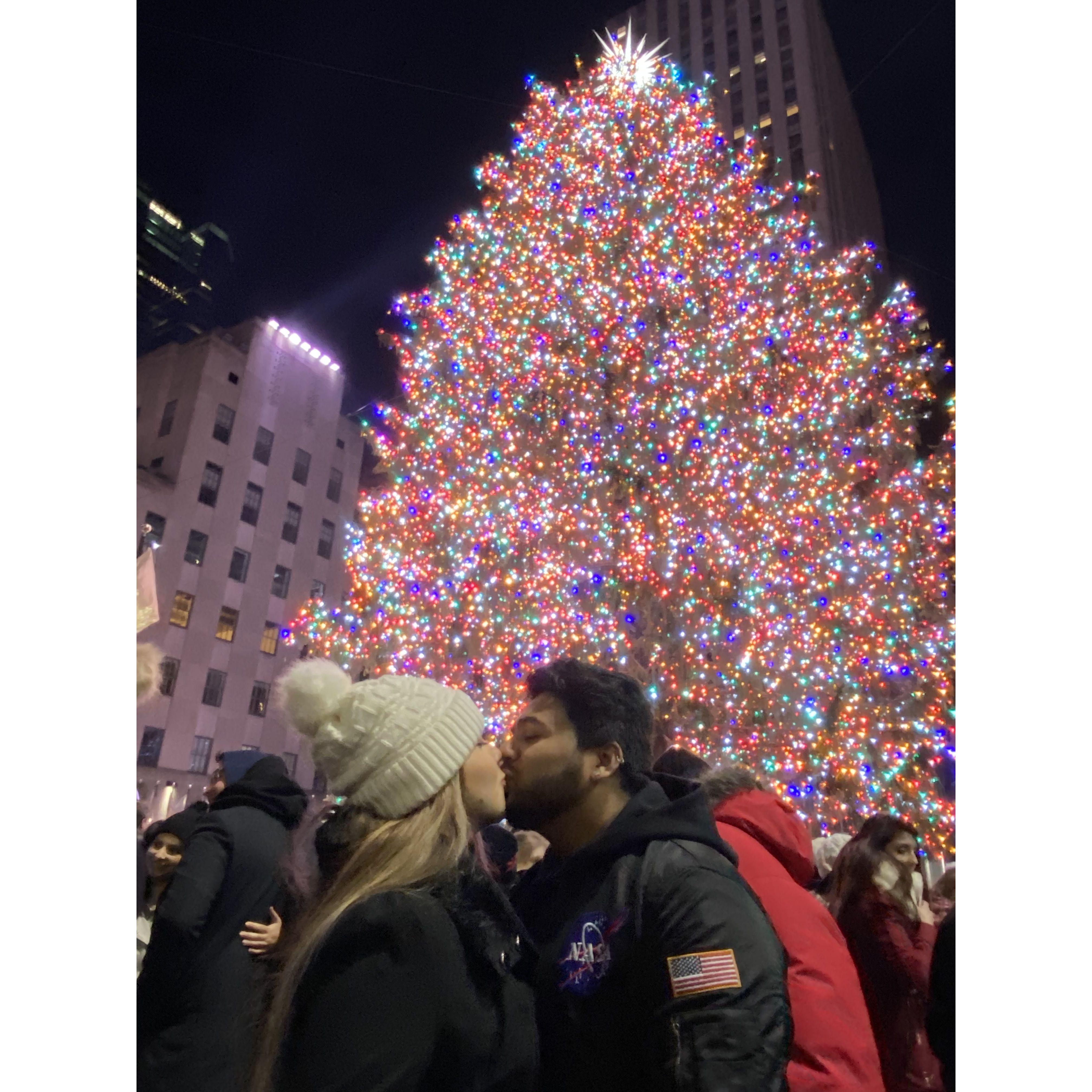 We first said "I love you" right before our friend snapped this picture of us.