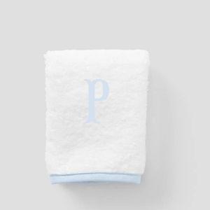 Monogrammed Plush Luxury Washcloths | Weezie
