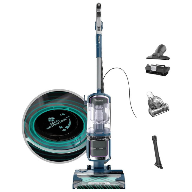 Shark Detect Performance Lift-Away Upright Vacuum, Navy