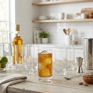 Tuscany Classics Cylinder Highball Glass, Set of 6
