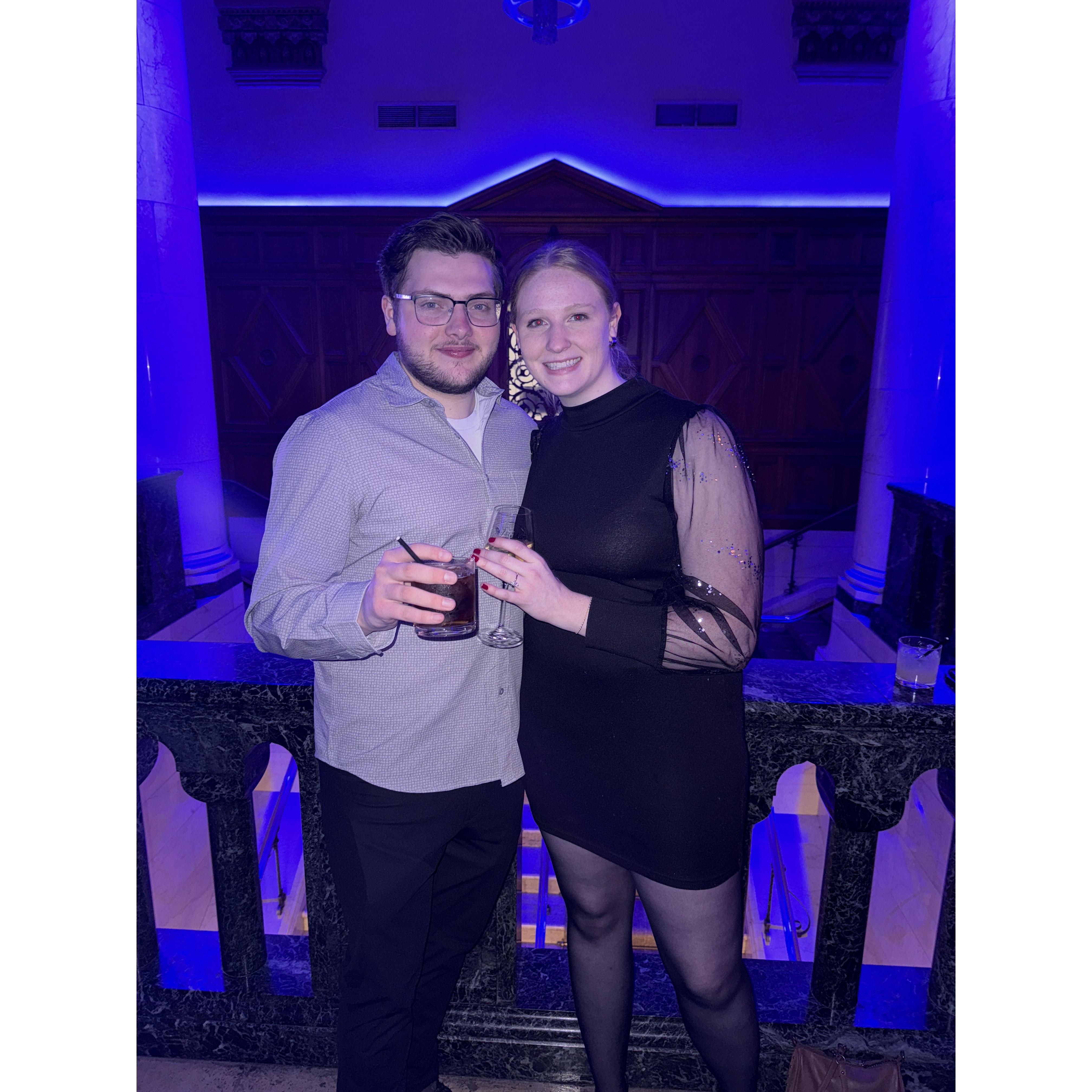 New Years 2025 as a newly engaged couple!