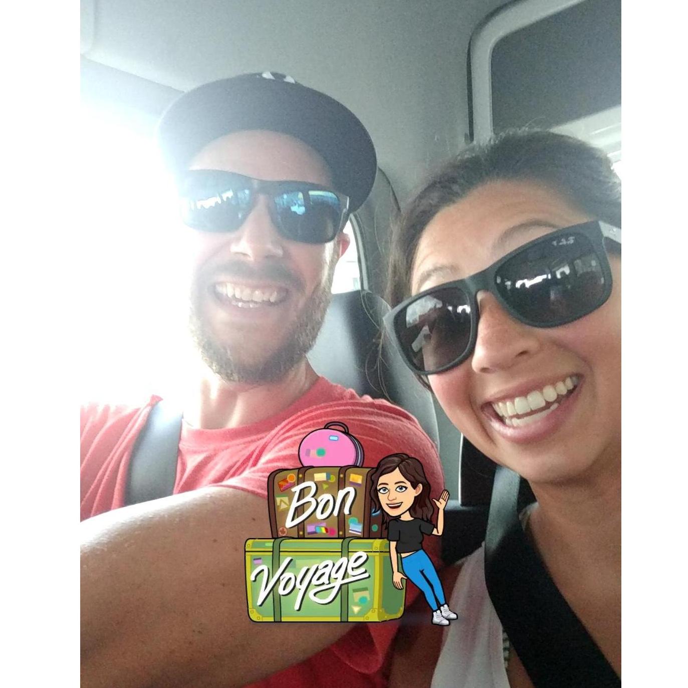 Headed to our first cruise together!