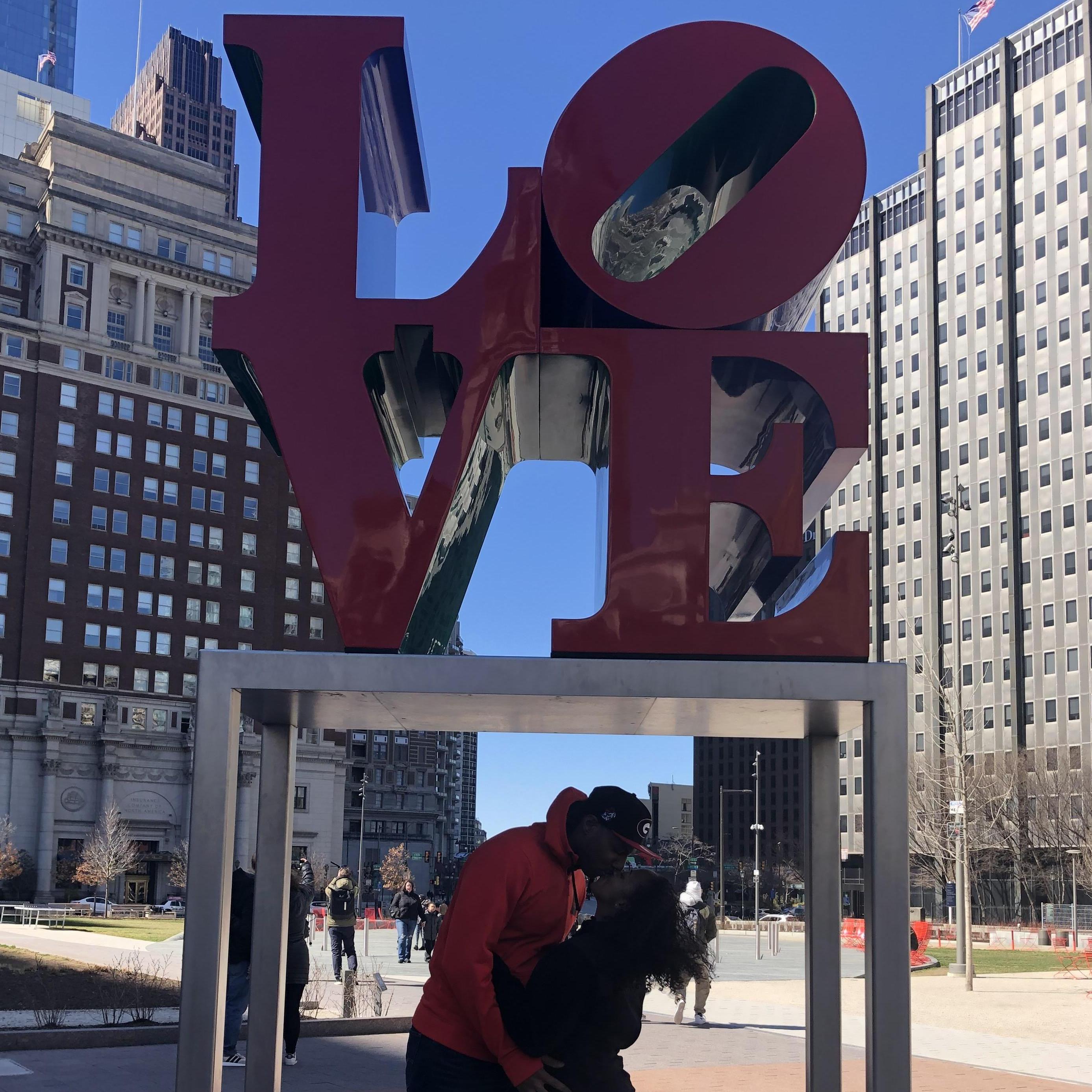 While visiting we took a day trip to Philly with our families!