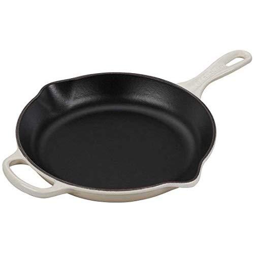 Le Creuset 10.25" Signature Iron Handle Skillet Meringue