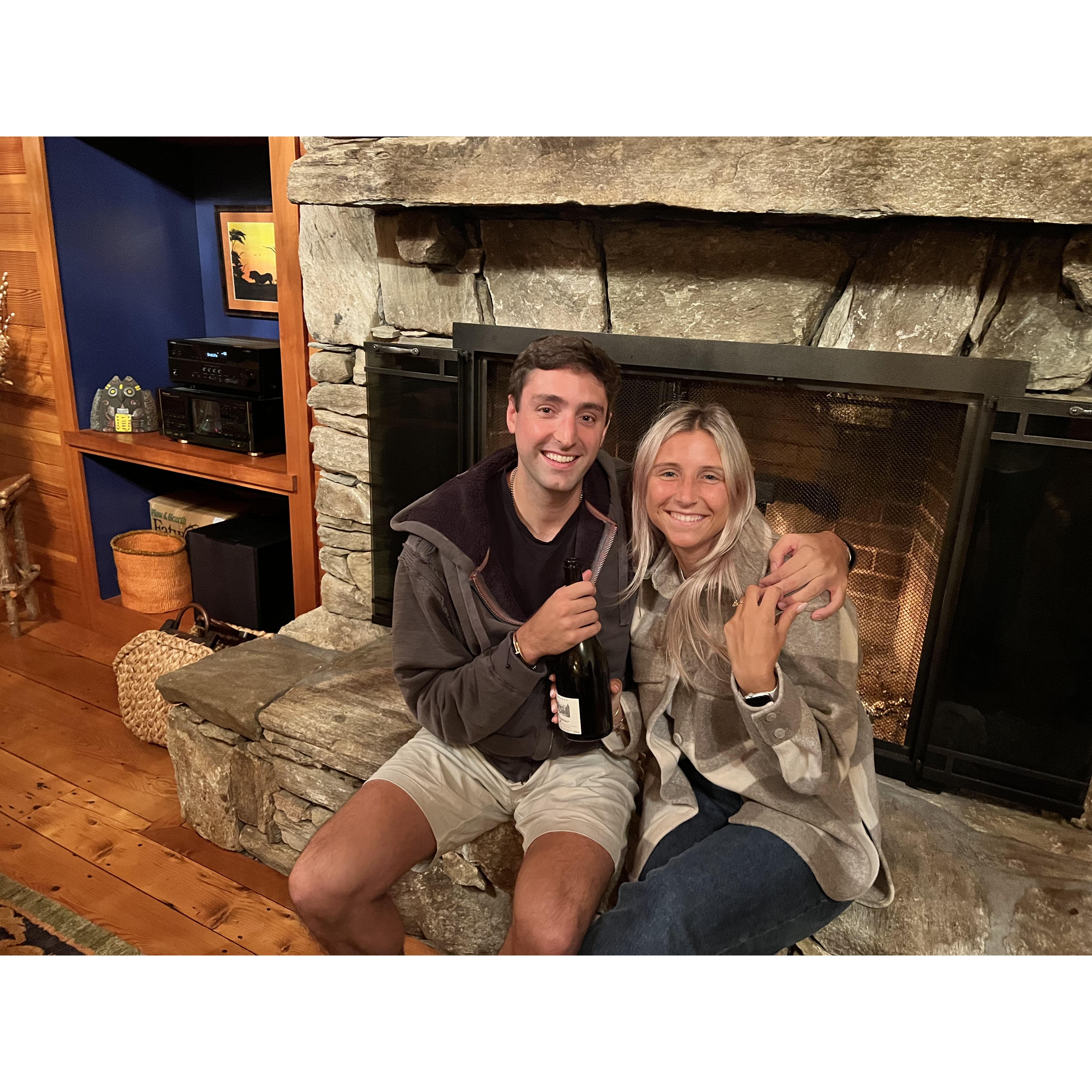 Cheers to forever! 
