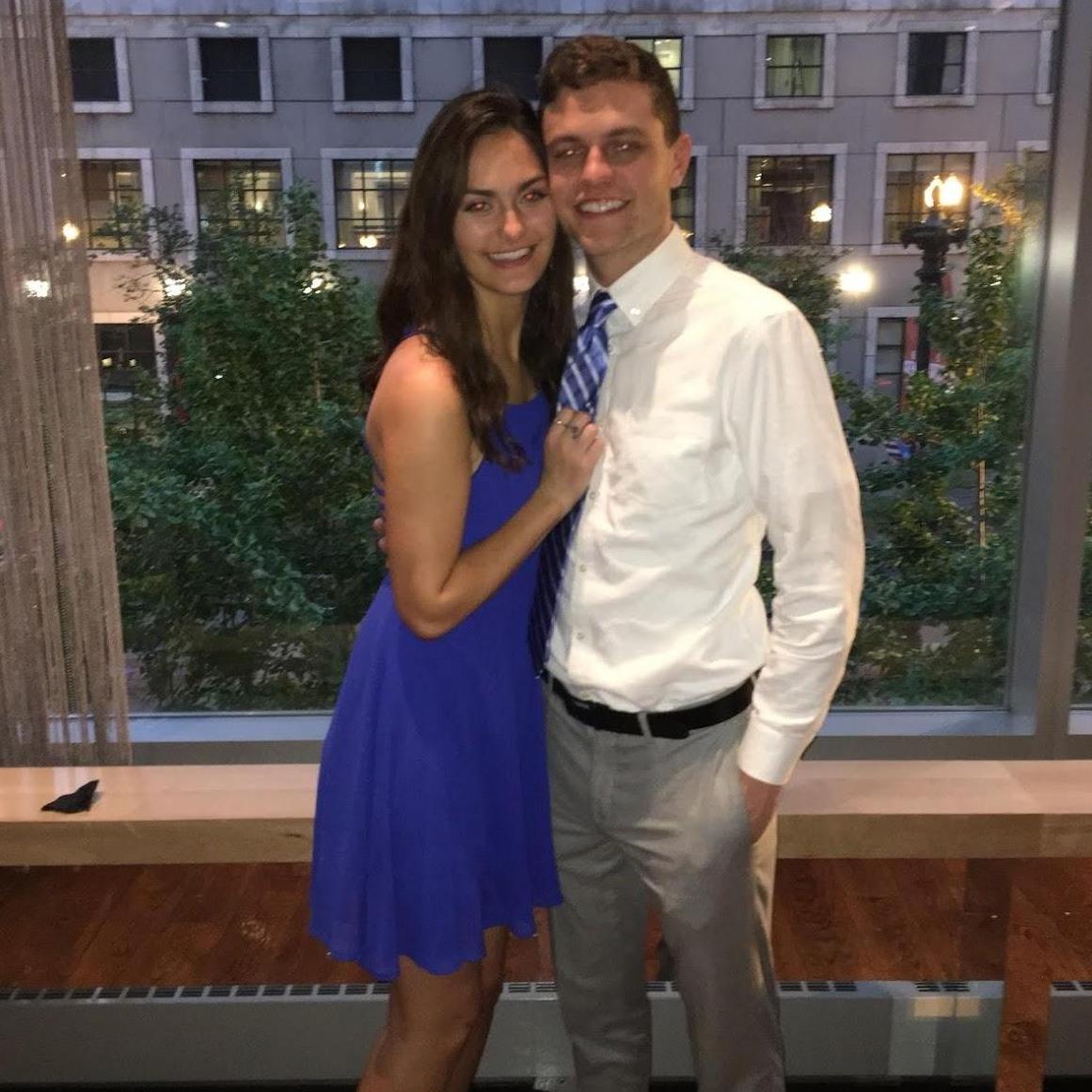 Our first formal event together, 2017