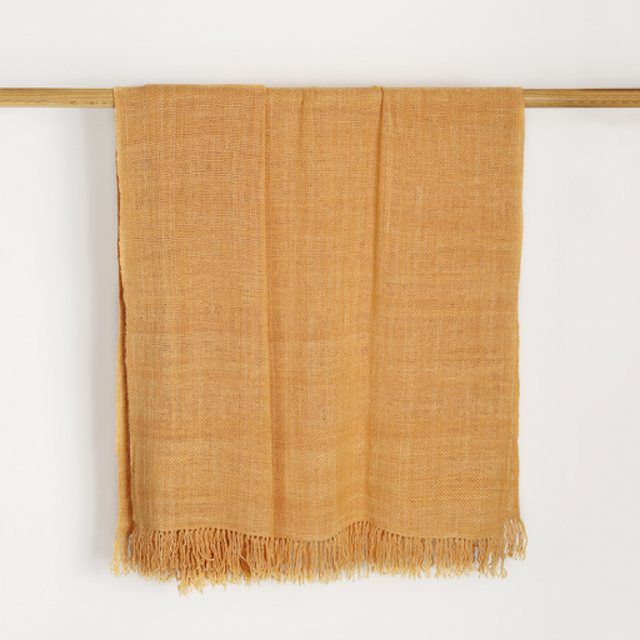 SUMMERTIME WOOL THROW ALBICOCCA