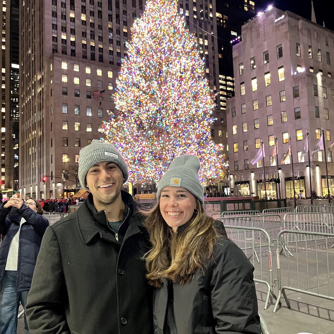 Back at the tree!
