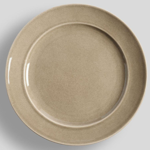 Cambria Stoneware Dinner Plates, 10 3/4", Set of 4 - Driftwood