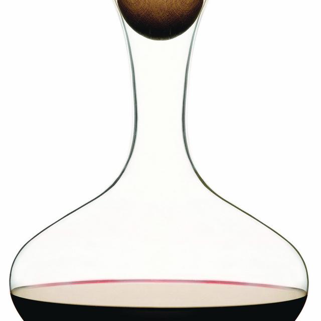 Sagaform Wine Carafe with Oak Stopper