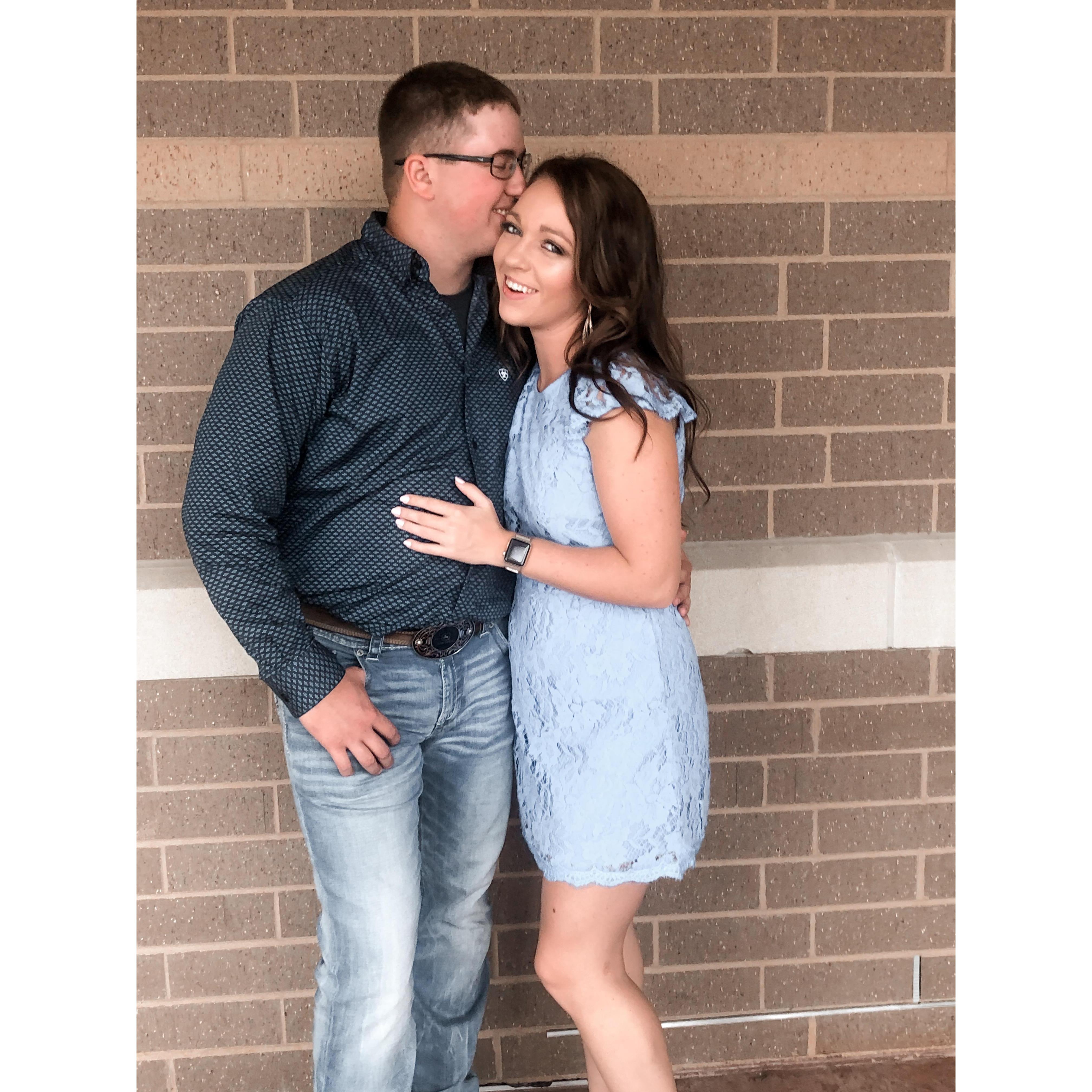 I posted this photo with a big hint to a ring - it was over a year before the ring came.