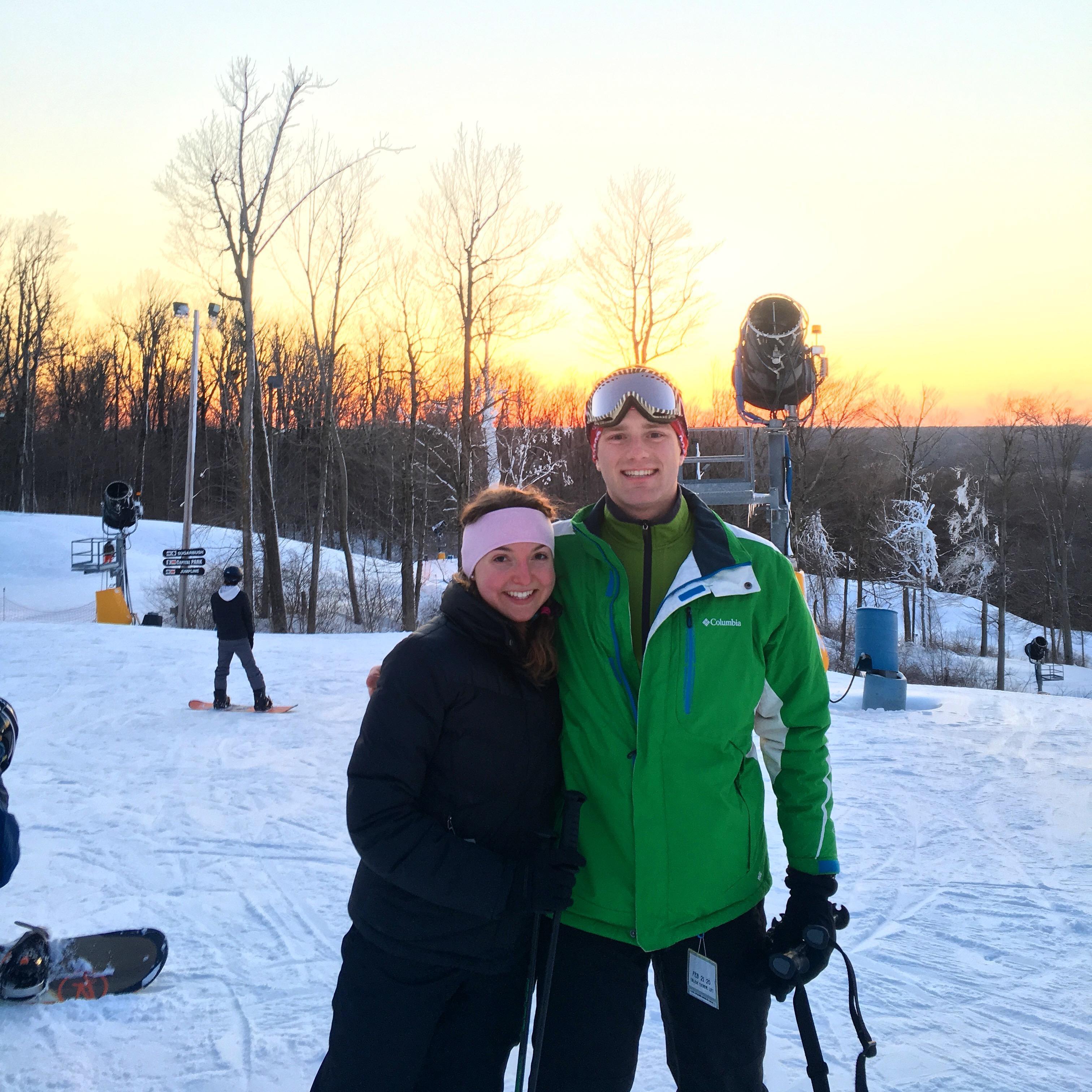 Justin and Mattie went skiing for their 5th anniversary in February of 2020.