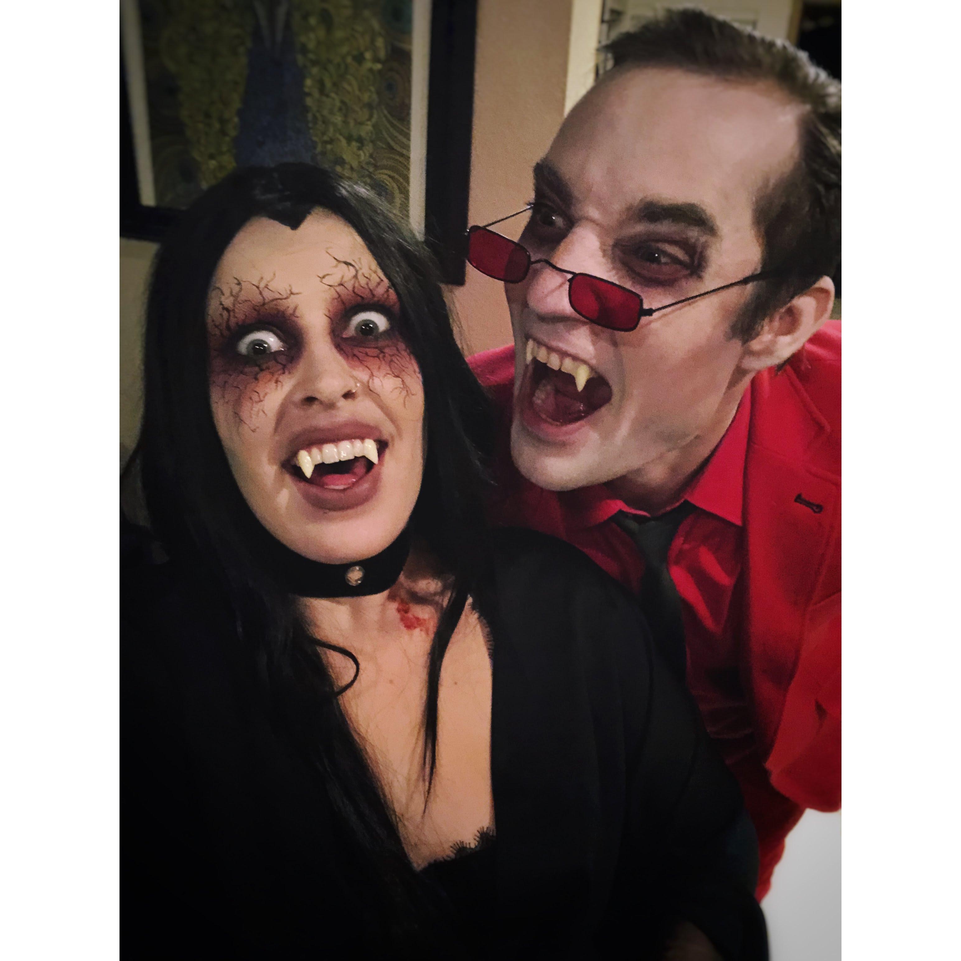 Getting ready for a Vampire themed party