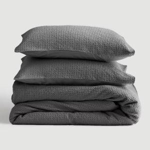 Organic Luxe Honeycomb Duvet Cover Set