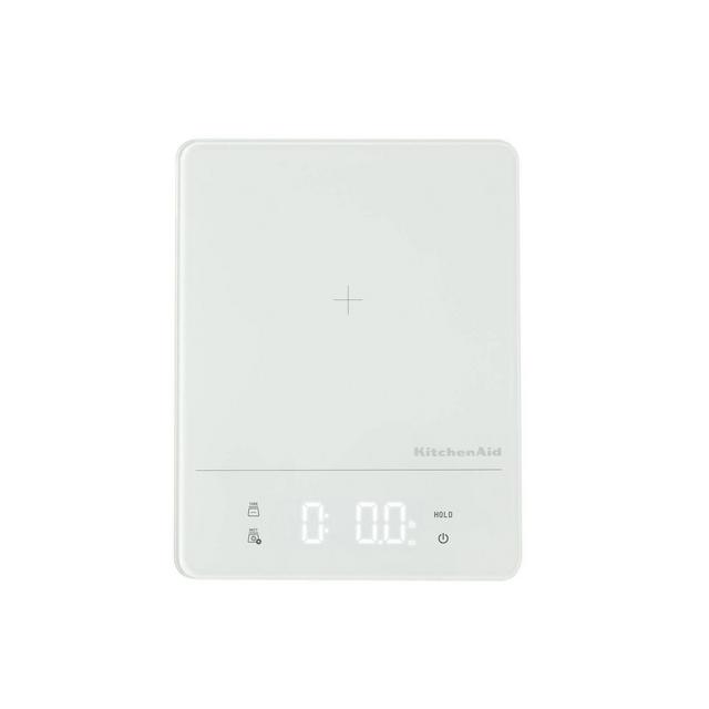 KitchenAid 11lb Waterproof Kitchen Digital Food Scale White