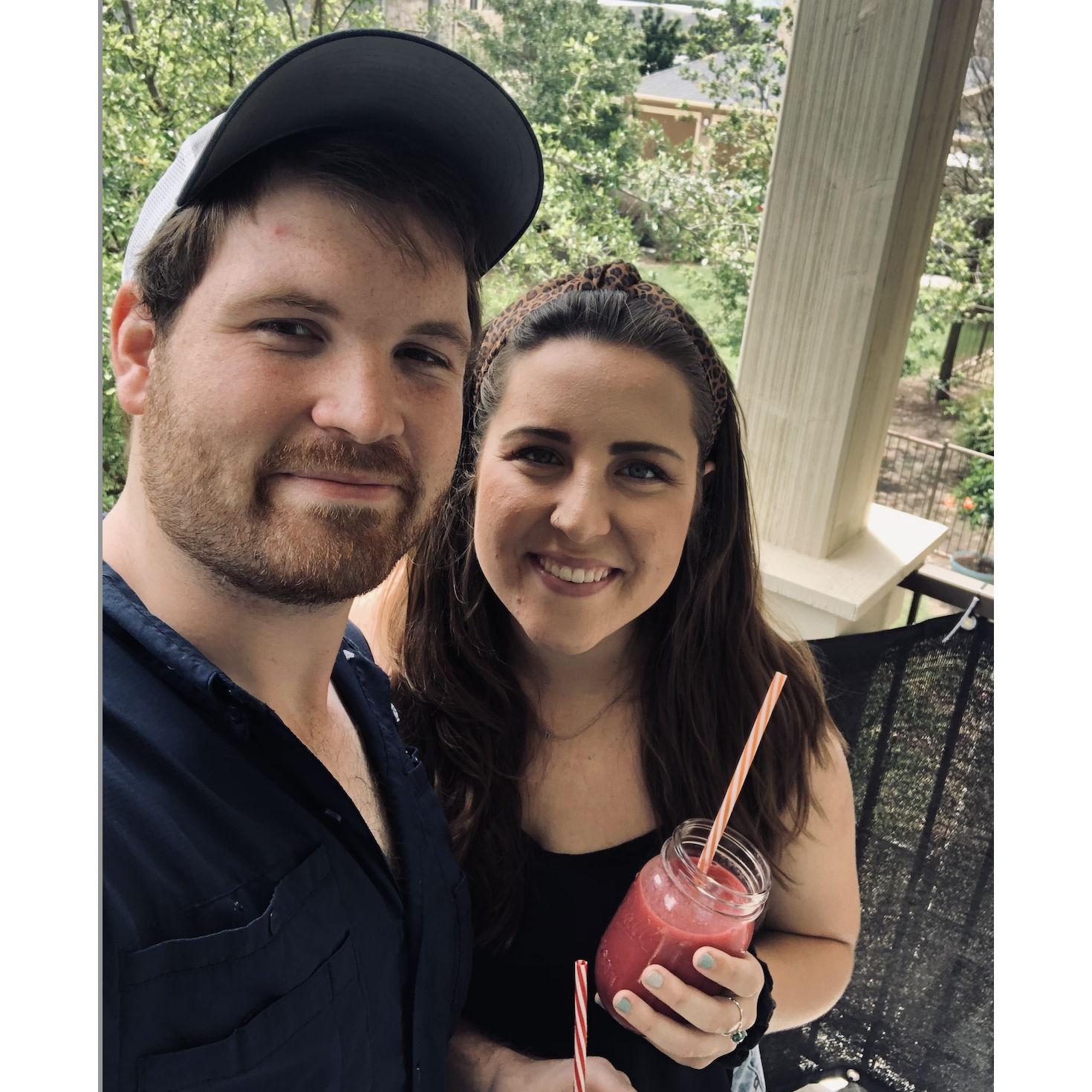 We spent a lot of time on the road taking day trips around Austin and the Hill Country due to covid. This was before one of them. Fall 2020