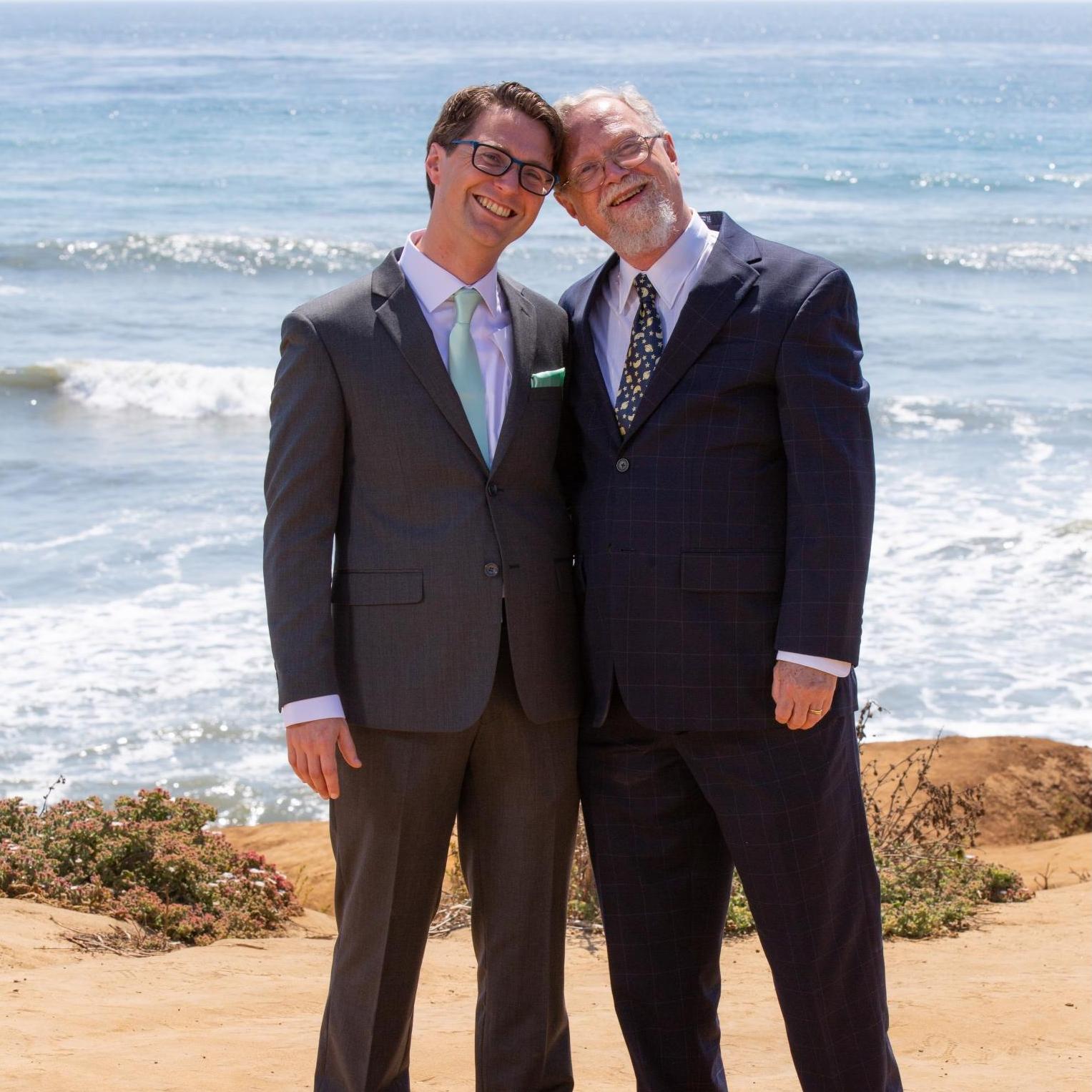 Andy and his dad.
