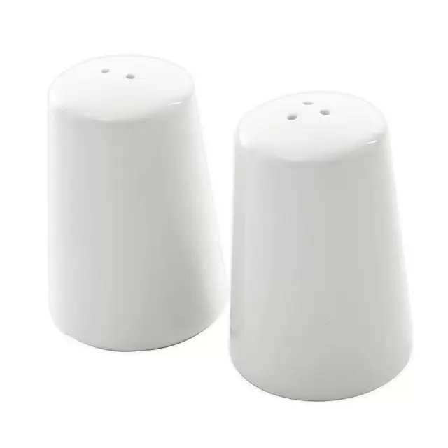 Our Table™ Simply White Words Salt and Pepper Shaker Set