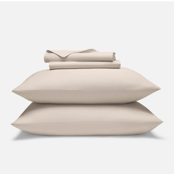 Luxe Sateen Core King Sheet Set in Pebble
