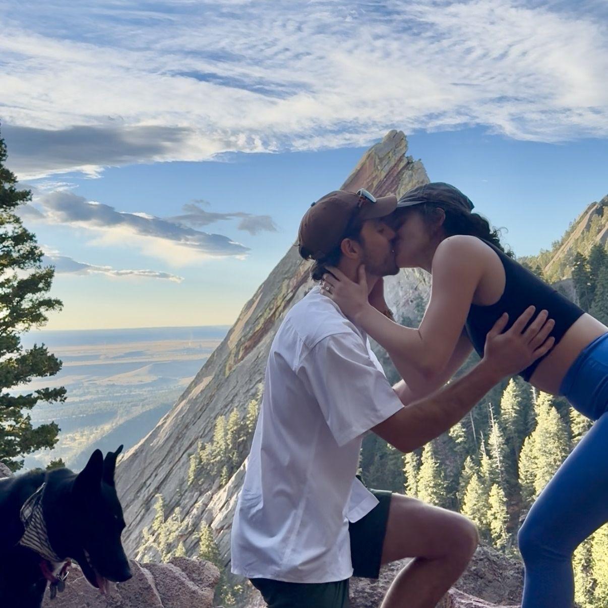 proposal on top of flat irons, boulder co