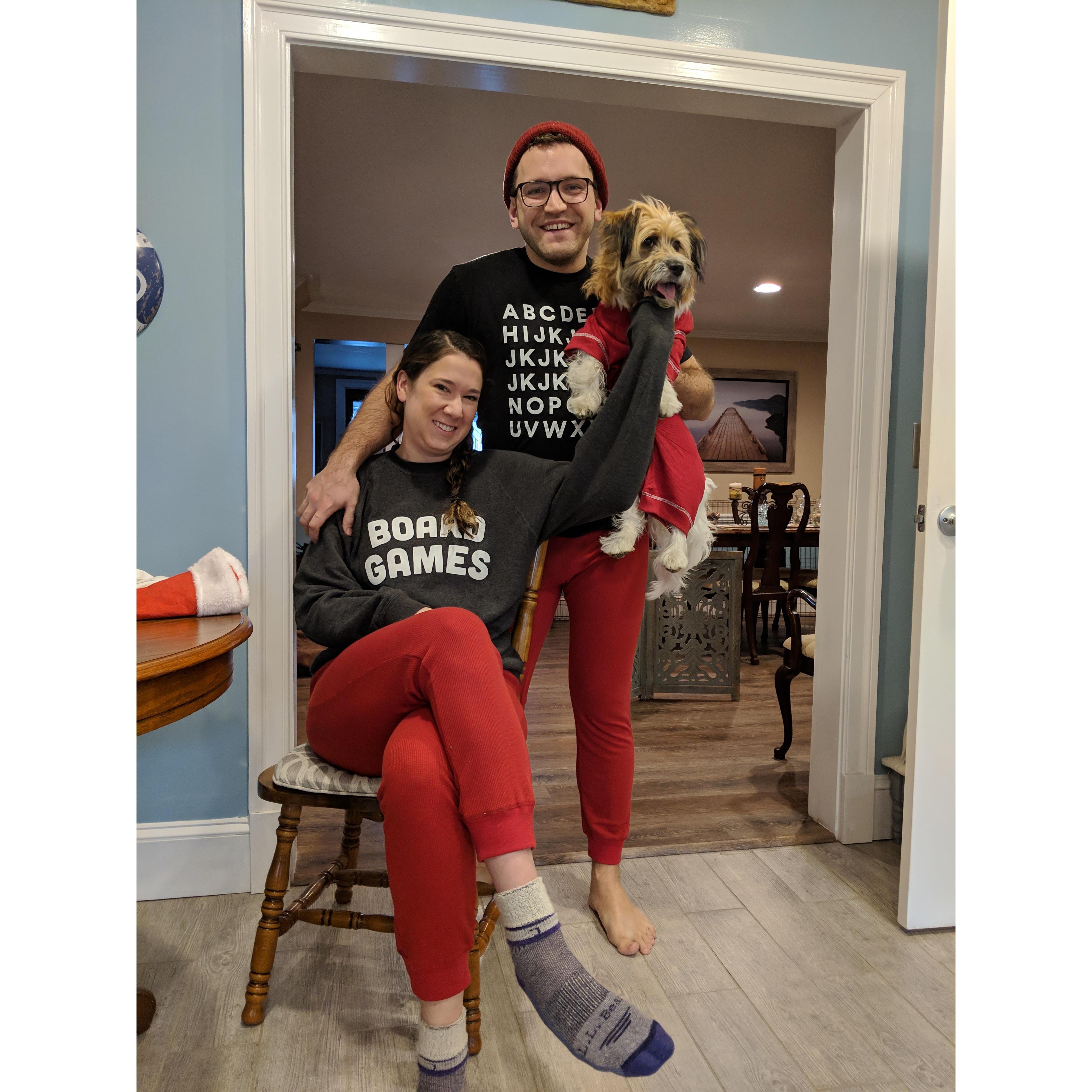 Matching pajamas for the holidays