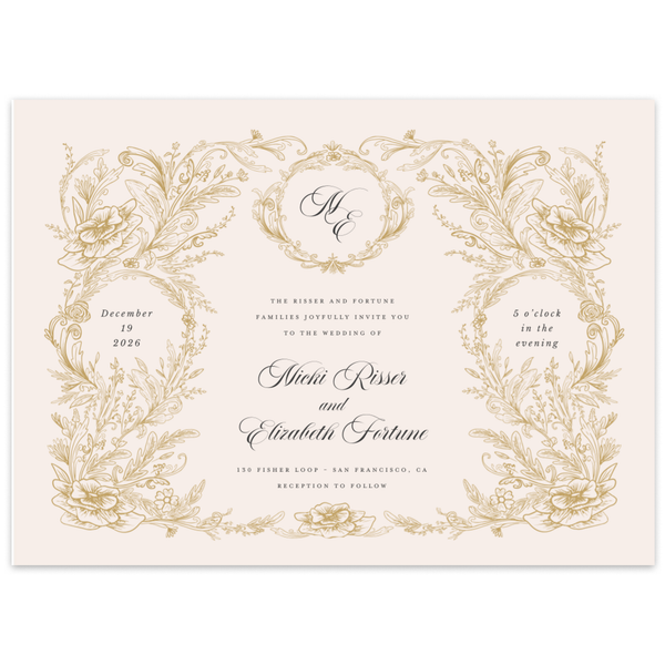 Leonid Landscape | Dijon | Zola Wedding Invitations