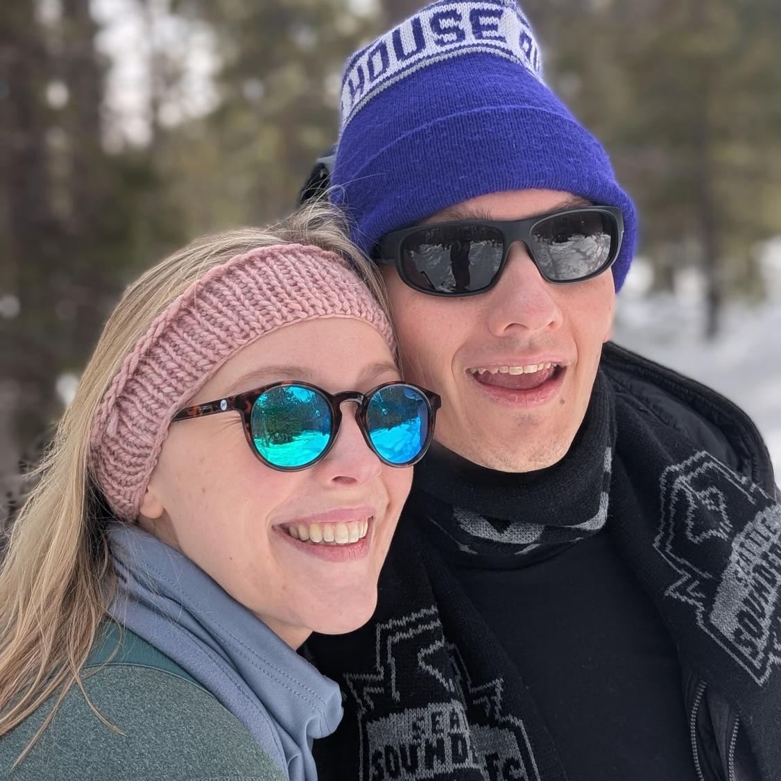 Snow-shoeing in Bend!